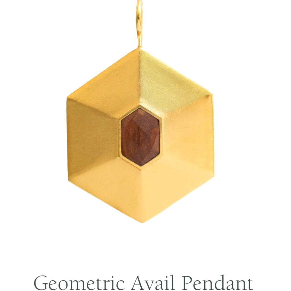 Stephanie Kantis 24 Kt Gold Plated Geometric Avail Pendant Stephanie Kantis 24 Kt Gold Plated Geometric Avail Pendant